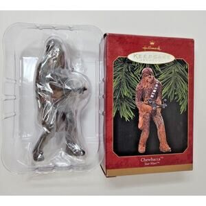 1999 Hallmark Keepsake Star Wars Christmas Ornament Chewbacca Chewy NIB U15